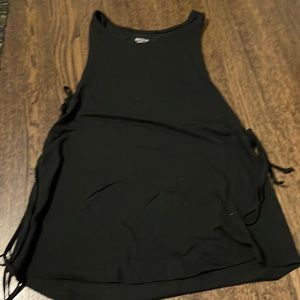 Mossimo black tie side tank